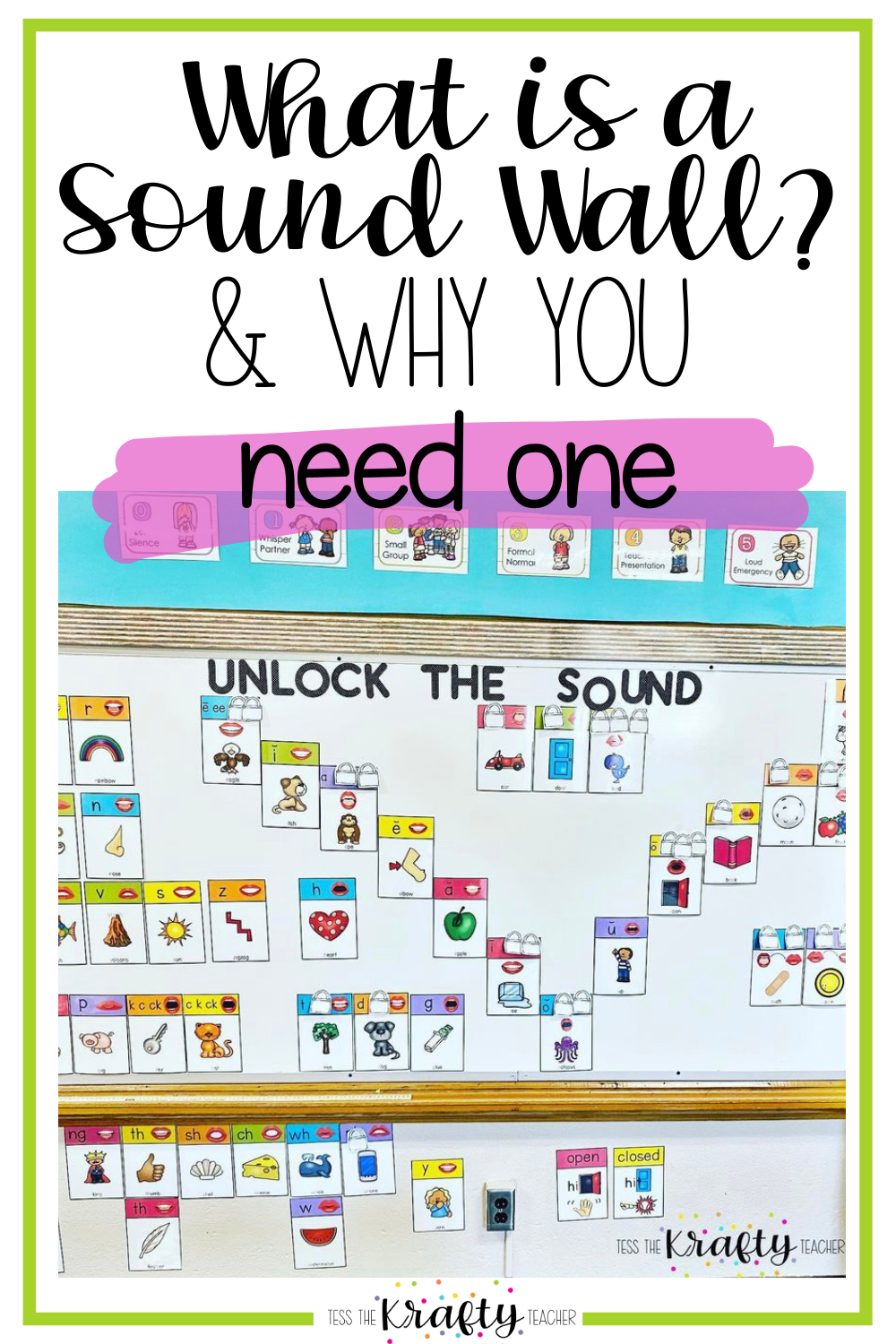 What is a Sound Wall & Why You Need One The Krafty Teacher