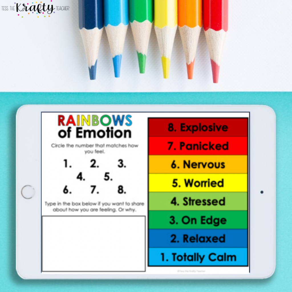 Using a Student Emotional Check In Sheet - The Krafty Teacher