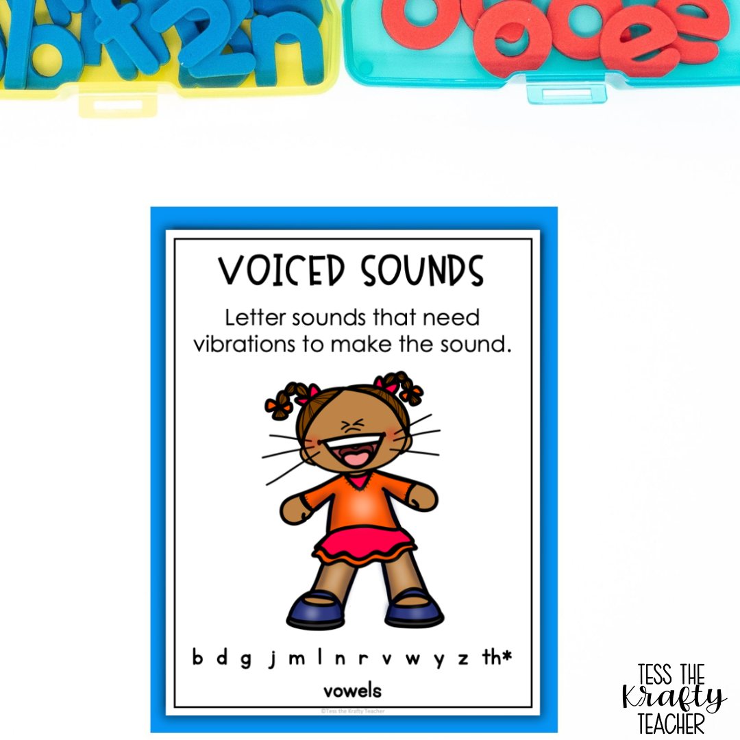 Voiced And Unvoiced Consonant Sound Pairs - The Krafty Teacher