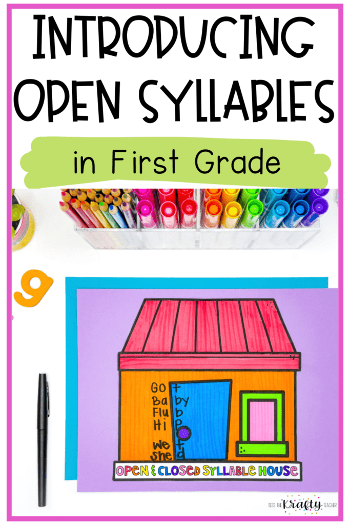 teaching open syllables